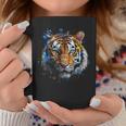 Obra De Arte De Tigre Colorido Animal Arte Tigre Taza de café Regalos divertidos
