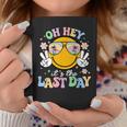 Oh Hey It's The Last Day Teacher Students Smile Face Coffee Mug Funny Gifts