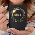 Ohio Totality Total Solar Eclipse April 8 2024 Coffee Mug Unique Gifts
