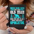 Old Man Heavy Equipment Operator Occupation Coffee Mug Unique Gifts