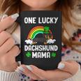 One Lucky Dachshund Mama Dog St Patrick's Day Coffee Mug Unique Gifts