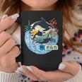 Orca Japonesa Gran Ola Kanagawa Japón Arteintage Taza de café Regalos divertidos