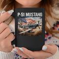 P-51 Mustang American Ww2 Fighter Airplane P-51 Mustang Coffee Mug Unique Gifts