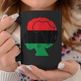 Pan African Flag Black Woman Melanin Black Pride Afro Pride Coffee Mug Unique Gifts