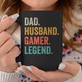 Papa Ehemann Gamer Legendideospielspieler Gaming Dad Tassen Lustige Geschenke