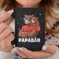 Papabear Bear Papa Und Baby Papa Father's Day Für Einen Papa Tassen Lustige Geschenke