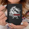 PapasaurusRex Papa Saurus Dinosaur Grandpa Dino Taza de café Regalos divertidos