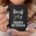 Pardon My French Bulldog Frenchie Lover Coffee Mug Funny Gifts