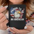 Patriotic Veteran Memorial Day I Am Proud To Be An American Coffee Mug Unique Gifts