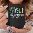 Peace Out Kindergarten Tie Dye Last Day Of School Coffee Mug Funny Gifts