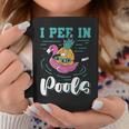 I Pee In Pools Swimming Joke Peeing In Public Pools Coffee Mug Personalized Gifts