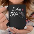 Personalized I Am 54 Plus 1 Middle Finger 55Th Women Coffee Mug Personalized Gifts