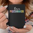 Piecemaker Crochet Team Quilting Sewing Quilt Making Crew Coffee Mug Unique Gifts