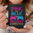Pink Or Blue Gender Reveal Video Game Mom Gamer Mother Baby Coffee Mug Unique Gifts