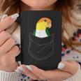 Pocket White Bellied Caique Cute Parrot Birb Memes Coffee Mug Unique Gifts