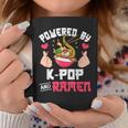 Powered By K-Pop And Ramen Cute Kpop Music Anime Lover Coffee Mug Unique Gifts