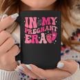 In My Pregnant Era Pregnancy New Mom Groovy Mother's Day Coffee Mug Personalized Gifts