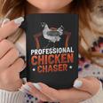 Professional Chicken Chaser Farmer Chickens Lover Farm Coffee Mug Unique Gifts