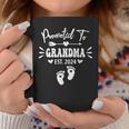 Promoted To Grandma Est 2024 New Grandma Grandmother Coffee Mug Unique Gifts