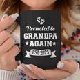 Promoted To Grandpa 2025 Again For New Baby Coffee Mug Unique Gifts