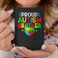 Proud Autism Brother Autism Awareness Autistic Sister Boys Coffee Mug Unique Gifts