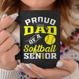 Proud Dad Of A Softball Senior 2024 Dad Graduation Coffee Mug Funny Gifts