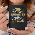 Proud Daughter Of A Class Of 2024 Graduate Senior Graduation Coffee Mug Funny Gifts