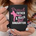 Proud Father Black Belt Daughter Father's Day Karate Dad Coffee Mug Funny Gifts