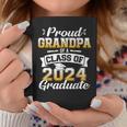 Proud Grandpa Of A Class Of 2024 Graduate Senior Graduation Coffee Mug Unique Gifts