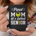 Proud Mom Of A Softball Senior 2024 Class Of 24 Graduation Coffee Mug Funny Gifts