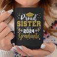 Proud Sister Of A Class Of 2024 Graduate Senior Graduation Coffee Mug Unique Gifts