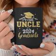 Proud Uncle Of A Class Of 2024 Graduate Senior Graduation Coffee Mug Unique Gifts