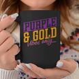 Purple And Gold Vibes Coffee Mug Unique Gifts