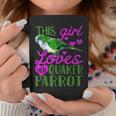 Quaker Parrot Girl Pet Bird Coffee Mug Unique Gifts