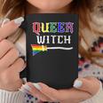 Queer Witch Pride Lesbian Gay Rainbow Coffee Mug Unique Gifts