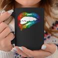 Rainbow Lips Cute Artful Make-Up Addicts Coffee Mug Unique Gifts