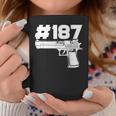 Rapper 187 With Hashtag Ratchet And Gangster Motif Tassen Lustige Geschenke