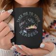Take Reading English Teacher Library Alien Space T-S Tie Dye Coffee Mug Personalized Gifts