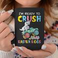 Ready To Crush Easter Eggs Dino Monster Truck Toddler Boys Coffee Mug Unique Gifts