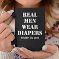 Real Wear Diapers Trump 2024 Wear Diapers Coffee Mug Personalized Gifts