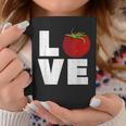 Red Tomato Gardener I Love Gardening I Tomato Coffee Mug Personalized Gifts