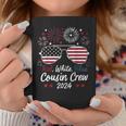 Red White And Blue Cousin Crew 2024 4Th Of July Coffee Mug Personalized Gifts