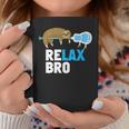 Relax Bro Lacrosse Lax Sloth Coffee Mug Unique Gifts