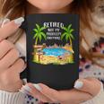 Retired 2024 Not My Problem Anymore Beach Retirement Coffee Mug Unique Gifts