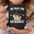 Retired Cat Dad Gnome Retirement Plan For Cat Grandpa Life Coffee Mug Unique Gifts
