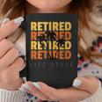 Retired Vacation Tropical Beach Lifestyle Retirement Coffee Mug Unique Gifts
