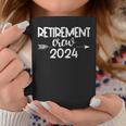 Retirement Crew 2024 Retired Squad Party Group Matching Coffee Mug Funny Gifts