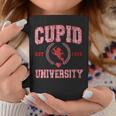 Retro Cupid University Est 1415 Couples Valentines Day Coffee Mug Unique Gifts