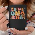 Retro Groovy In My Oma Era Baby Announcement Coffee Mug Funny Gifts