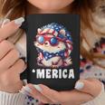 Retro 'Merica Hedgehog Dad Mom 4Th Of July Coffee Mug Unique Gifts